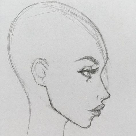 How to draw profile faces ✍🏽 swipe to see step by step. #art #artist #artistsoninstagram #arttutorial #tutorial #stepbystep #illustration… Profile Face Illustration, How To Draw Side Profile Step By Step, How To Draw A Side Profile Female Faces, Drawn Side Profile, Faces Drawing Easy, How To Draw Profile Face, Face Side Profile Drawing, Person Drawing Easy, Side Face Illustration