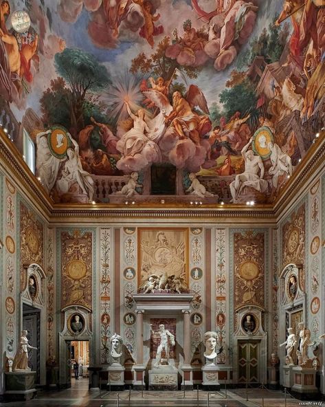 Study Abroad Rome, To Sir Philip With Love, Italy Vision Board, Borghese Gallery, Palace Aesthetic, Galleria Borghese, Vintage Core, Rome Aesthetic, Luxury Ceiling Design