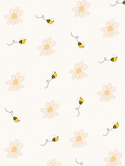 Bee Background Aesthetic, Bee Wallpaper Aesthetic, Cute Bee Wallpaper, Bees Background, Bumblebee Wallpaper, Bee Background, Bee Wallpaper, Frühling Wallpaper, Cute Bees