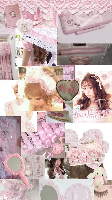 himekaji / dollcore Himekaji Gyaru, Girly Lifestyle, Aesthetic Wallpapers, Layout, Wallpapers, Lifestyle, Kawaii