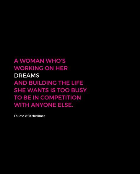 A woman who's working on her dreams and building the life she wants is too busy to be in competition with anyone else. 💪🌟 Busy Woman Quotes, Too Busy Creating My Dream Life, If You Dont Build Your Dream Quotes, The Woman I’m Becoming Quotes, Quotes About Building, Im Creating The Life Of My Dreams Quote, You Can’t Compete With A Woman, My Dream Life, Monday Motivation Quotes