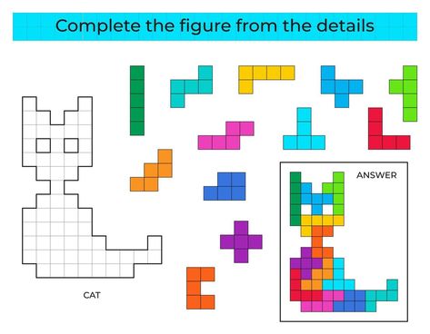 Concentration Activities, Fish Colorful, Library Games, Occupational Therapy Kids, Tetris Game, School Suplies, Oil Pastel Drawings Easy, Busy Boxes, Childcare Activities