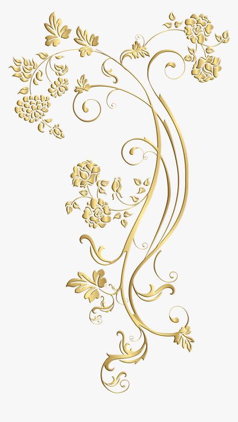 Royal Flowers, White And Gold Wallpaper, Frame Clip Art, Picture Frame Ornaments, Iris Painting, Baroque Ornament, Floral Ornaments, Flower Art Drawing, Floral Ornament