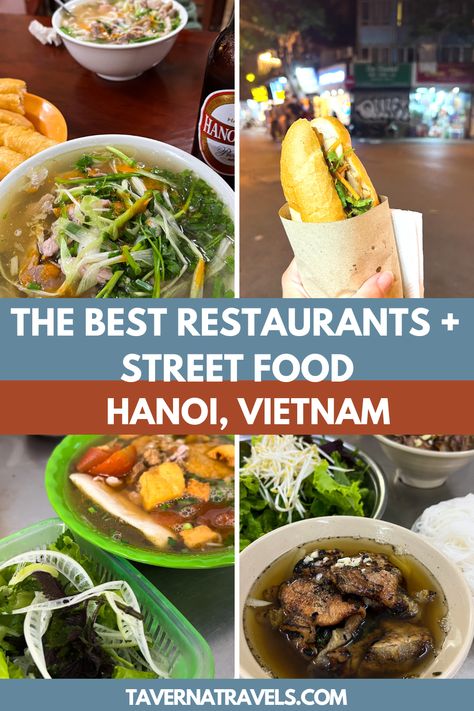 Visiting Hanoi, Vietnam? This Hanoi food guides covers all of the best bars and restaurants in Hanoi, including the best street food! | hanoi vietnam | hanoi street food | best restaurants in hanoi | hanoi food on a budget | vietnam street food. | where to eat in vietnam Hanoi Food Guide, Hanoi Street Food, Hanoi Food, Vietnam Street Food, Food On A Budget, Bun Cha, Vietnam Hanoi, Cheap Beer, Asia Trip