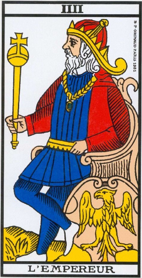 Tarô: Arcano 4 – O Imperador - Gnosis Brasil The Emperor Tarot, Marseille Tarot, Tarot Significado, Vintage Tarot, Psychic Readings Free, Le Tarot, Tarot Major Arcana, Free Tarot, Tarot Cards Art