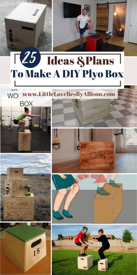 Diy Plyo Box, Plyo Box, Boxes Diy, Carpentry Skills, Box Jumps, Box Building, Plywood Sheets, Box Diy, Fitness Tools