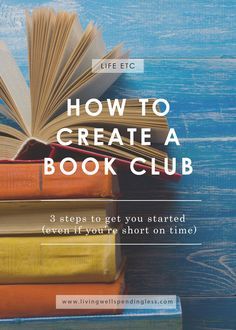 Book Club Poster, Book Club Ideas Hosting, Start A Book Club, Womens Book Club, Start A Book, Book Club Food, Book Club List, Book Club Recommendations, Book Club Questions