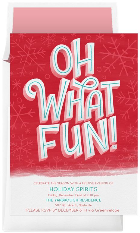 Illustrated Invitations, Faith Church, Oh What Fun, Fun Invitations, Holiday Images, Holiday Signs, Home Again, Christmas Quotes, Party Invite