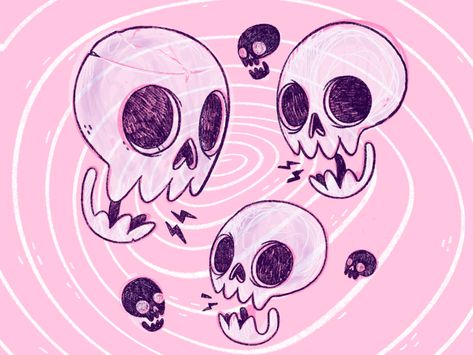 Yep, more skulls! by Jetpacks and Rollerskates on Dribbble