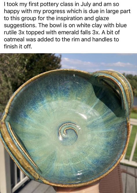 Blue Rutile Glaze Combos, Blue Rutile Glaze, Ceramic Totems, Clay Forms, Blue Rutile, Ceramic Glazing, Glazing Ideas, Frozen Pond, Glaze Combinations