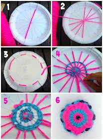 Finding BonggaMom: How to weave an American Girl Doll Rug Make Coasters, Travel Recipes, Weaving For Kids, How To Weave, How To Make Coasters, Paper Plate Crafts, Plate Crafts, Art Yarn, Weaving Projects