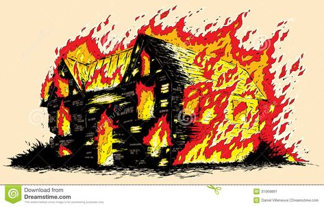 Burning house. Drawing of a burning house #Sponsored , #ad, #AD, #Burning, #Drawing, #burning, #house Buildings On Fire Drawing, Building On Fire Drawing, Burning Building Drawing, Burning House Background, Burning Money, Building On Fire, Background Funny, House On Fire, House Background