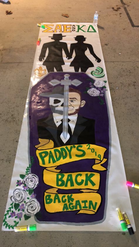 Paddy Murphy, Greek Life