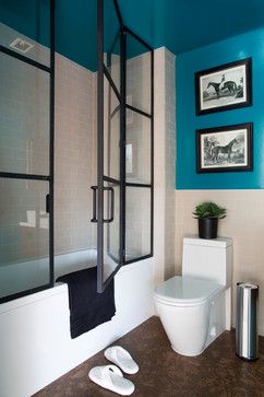 Beautiful Tubs, Makeover Kamar Mandi, Bathtub Shower Combo, Shower Remodel Diy, Small Shower Remodel, Tub Enclosures, Eclectic Bathroom, Upstairs Bathrooms, Bathroom Redo