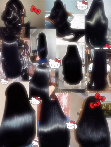 Long Hair Subliminal, Long Hair Korean, Know Your Body Type, Silky Black Hair, Shiny Black Hair, Desired Body, Long Shiny Hair, Hair Inspiration Long, Long Silky Hair