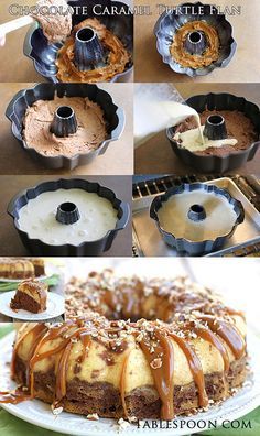 Flan Cakes, Choco Flan, Chocoflan Recipe, Caramel Flan, Flan Cake, Turtle Cake, Flan Recipe, Cake Chocolat, Bundt Cakes