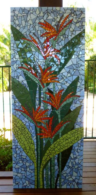 Mosaic Pots, Mosaic Garden Art, Mosaic Birds, Mosaic Tile Art, Floral Mosaic, Mosaic Madness, Mosaic Murals, Glass Mosaic Art, Mosaic Pictures