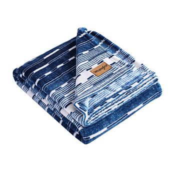 Blankets & Throws | Fleece and Electric Blankets | JCPenney Striped Throw Blanket, Blue Throw Blanket, Blue Throws, Striped Throw, Plush Throw Blankets, Blue Blanket, Fleece Throw Blanket, Fleece Throw, Soft Plush