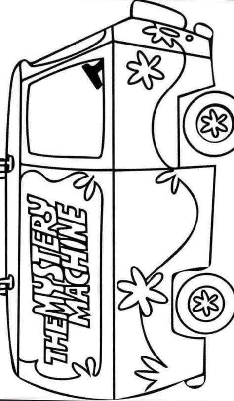 Scooby Doo Coloring Pages, Scooby Doo Cake, Scooby Doo Birthday Party, Scooby Doo Halloween, Badass Drawings, Mystery Machine, Scooby Doo Mystery, Catty Noir, Mystery Pictures