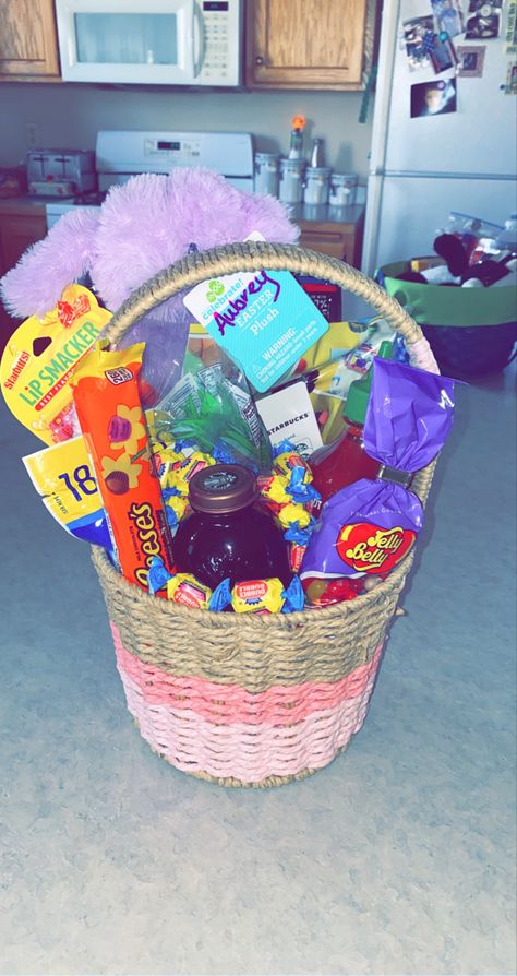 Easter basket stuffed animal Easter eggs happy Easter boyfriend gifts girlfriend gifts coffee Starbucks candy chap stick gift card lego family Easter Basket For Girlfriend, Basket For Girlfriend, Adult Easter, Easter Bunny Basket, Bunny Basket, Easter Basket, Wicker Laundry Basket, Easter Baskets, Easter Bunny