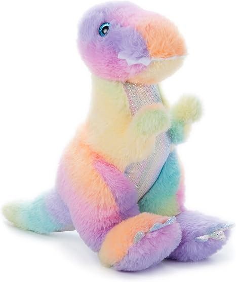 Amazon.com: The Petting Zoo T-Rex Stuffed Animal Plushie, Ombrez Dinosaur Animals, ZOOLOGEE Rainbow T-Rex Dinosaur Plush Toy 12 inches : Toys & Games Rainbow Dinosaur, Dinosaur Plush Toy, Petting Zoo, Dinosaur Plush, T Rex Dinosaur, Zoo Animals, T Rex, Stuffed Animal, Plush Toy