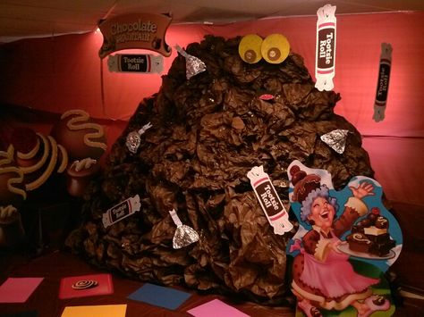 Life size Candyland Chocolate Mountain Candyland Chocolate Mountain, Molasses Swamp Candyland, Chocolate Mountain Candyland, Life Size Candyland, Candyland Float, Halloween Candyland, Candyland Halloween, Chocolate Mountain, Staar Review