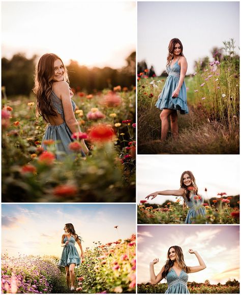 Grace | Flower-Inspired Senior Session | Belvedere Farm | Harford County Senior Photographer Senior Picture Ideas Flowers Field, Stunning Senior Pictures, Wild Flowers Senior Photos, Flower Farmer Photoshoot, Field Of Flowers Senior Pictures, Wildflower Picture Poses, Flower Field Photoshoot Senior Pics, Photo Shoot In Flower Field, Senior Pictures With Wildflowers