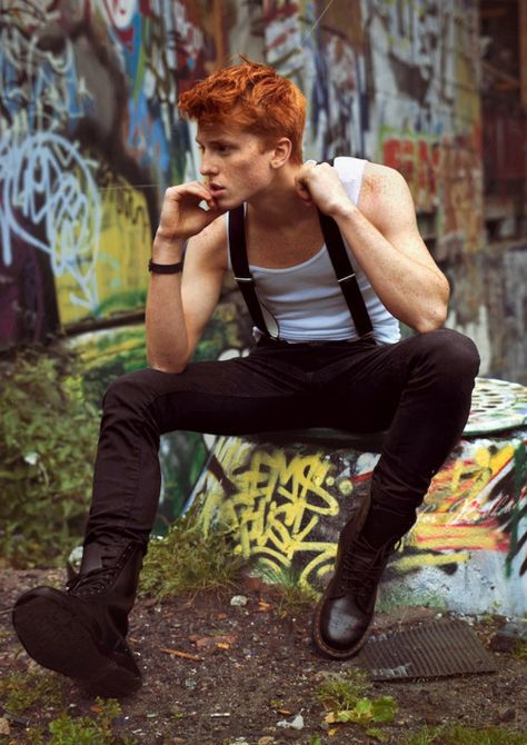 Gustav Morstad Redhead Men, Ginger Boy, Fashion Make Up, Chica Cool, 얼굴 드로잉, Francisco Lachowski, Men Hair Color, Ginger Men, Jamie Campbell Bower