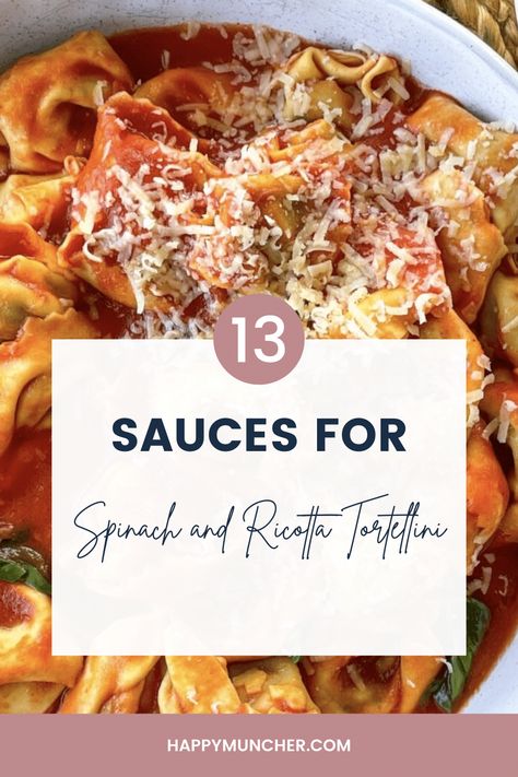 Ricotta Spinach Ravioli Sauces, Spinach And Ricotta Agnolotti Sauce, Sauce For Spinach Tortellini, Spinach Tortellini Sauce, Spinach Feta Ravioli, Sauce For Spinach Ricotta Ravioli, Spinach Ricotta Ravioli Recipe, Spinach And Ricotta Ravioli Recipes, Ravioli Sauce Recipe Easy