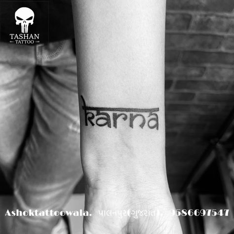 TashanTattoo
AshokTattooWala
S.4.5,Tirupati plaza
Opp. New bus stand
Near gd modi collage
Palanpur (gujrat)
9586697547
9687533310 Karna Tattoos, Karan Tattoo, Name Tattoo Design, Tattoo Design Name, Alien Tattoo, Name Tattoo Designs, Tattoo Design Book, Design Name, Couple Songs