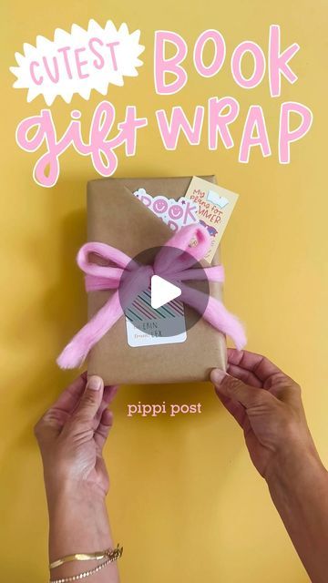 Pippi Post | Bookish Merch ✨ on Instagram: "If you’re wrapping a gift for a book lover, you have to try this! ❤️

This is such a fun way to wrap up a book and add extra bookish goodies as well! I love the bookmarks and sticker peeking out and you know we love a good @authorsarahadams book around here!

Comment BOOK below, and I’ll send you all the materials, directions, and links! 👇

#bookishshop #bookmerch #pippipost #bookgifts #bookgiftsarethebestgifts #bookgiftwrap" Bookish Instagram, Wrapping A Gift, Bookish Merch, Book Gift, Christmas Wrapping, Book Lover, Book Gifts, Gift Packaging, Love A