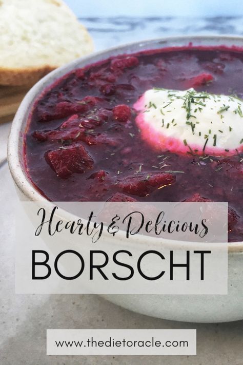 Beet Borscht Soup, Recipe Beets, Roasted Beet Soup, Beet Borscht, Borscht Recipe, Hearty Vegetable Soup, Beet Soup, Cup Of Soup, Fresh Beets