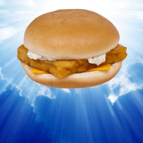 How Jesus Helped Invent McDonald's Filet-O-Fish Filet O Fish, 3 Bestie, Mcdonalds Food, Mcdonalds Fast Food, Jesus Help, Fish Finger, Christian History, Fish Sandwich, Dinner Meals