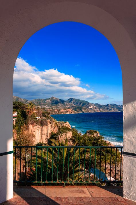 Beautiful Places In Spain, Spain Bucket List, Nerja Spain, Spain Aesthetic, Places In Spain, Malaga Spain, Beaux Villages, Dream Holiday, Spain And Portugal