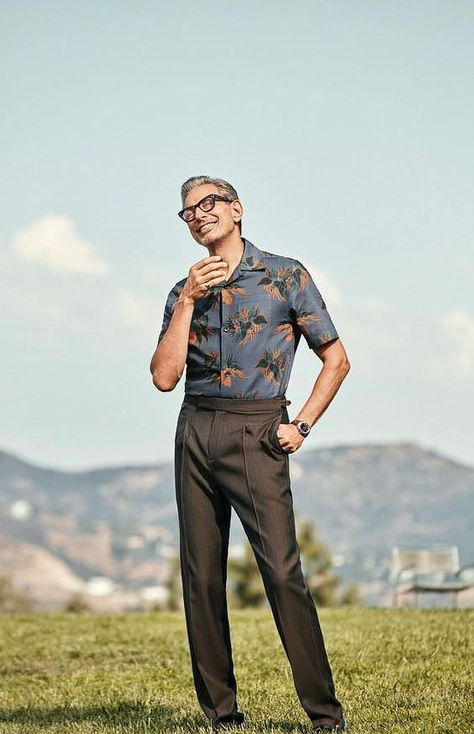 Gq Australia, Jeff Goldblum, Geena Davis, Pullovers Outfit, Look Formal, Silver Fox, Big Fish, Menswear Inspired, Livingston