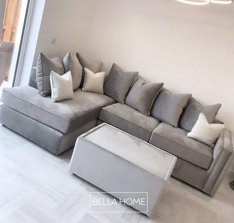 Shape Sofa, L Shape Sofa, Elegant Bedding, Single Room, French Fabric, Glass Top Coffee Table, Gray Sofa, L Shaped Sofa, Luxury Sofa