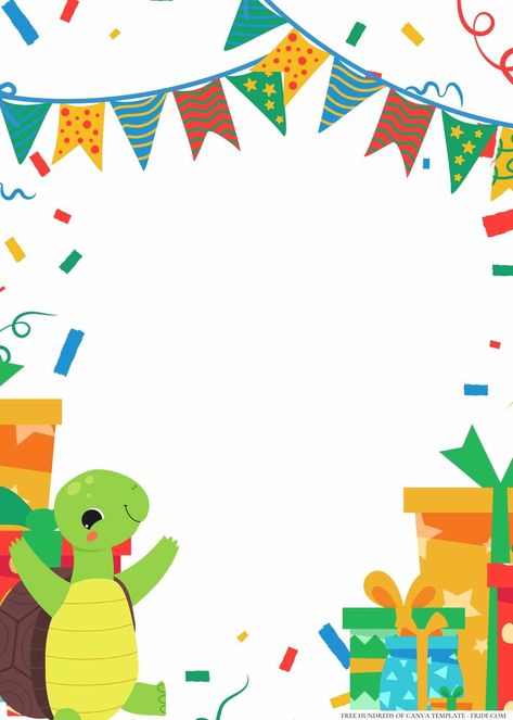 Turtle Party Birthday Invitation Templates Check more at https://www.fridf.com/turtle-party-birthday-invitation-templates/ Turtle Party, Invitation Background, Head Start, Party Birthday, Birthday Invitations, Invitation Template, Birthday, Canvas, Quick Saves