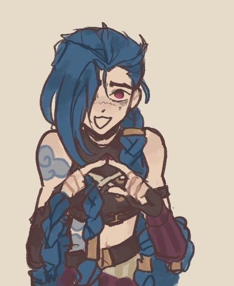 Лучшая League Of Legends Arcane, Arcane Jinx, Jinx Arcane, Jinx League Of Legends, Arcane League Of Legends, Lol League Of Legends, A Drawing, Twitter Search, Blue Hair