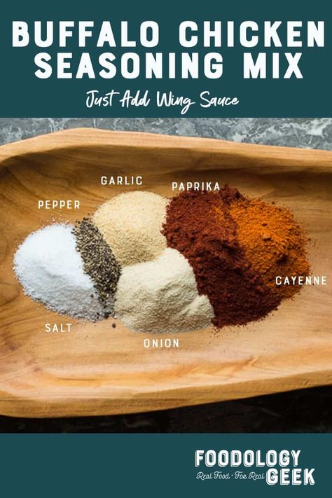 Buffalo Seasoning Recipe, Buffalo Chicken Healthy, Buffalo Seasoning, Mediterranean Diet Recipes Breakfast, Chicken Seasoning Mix, Ranch Seasoning Recipes, Chicken Seasoning Recipes, Easy Baked Chicken Breast, Cooking For Dummies