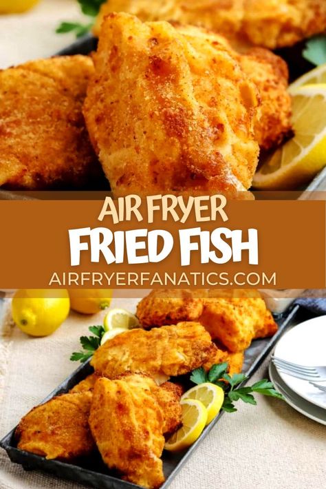 Air Fryer Fish And Chips Recipes, Fish Fry In Air Fryer, Air Fried Cod Recipes, Breaded Fish Recipes Air Fryer, Fry Fish In Air Fryer, Battered Air Fryer Fish, Fish Batter Recipe Air Fryer, Fried Whiting Fish Recipes Air Fryer, Fish Cooked In Air Fryer