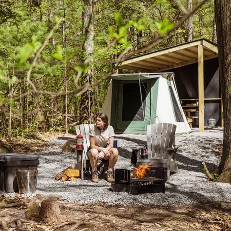 Getaway House, Catskills Ny, Camping Cabin, The Catskills, Glamping Site, Tiny Cabins, Luxury Camping, Enjoy Time, Modern Cabin