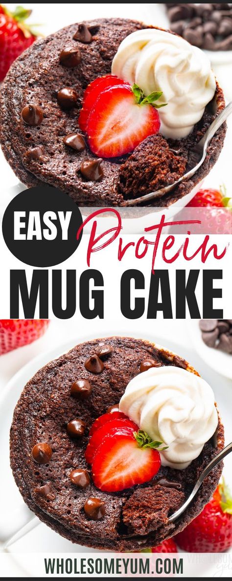 Chocolate Protein Mug Cake Recipe Mug Cake With Protein Powder Low Carb, Protien Mug Cake Microwave Vanilla, Mug Cake Microwave Protein Powder, Almond Flour Protein Mug Cake, Devotion Protein Mug Cake, Healthy Protein Mug Cake Microwave, Protein Mug Cake Low Calorie, Protein Shake Mug Cake, Protein Powder Microwave Cake