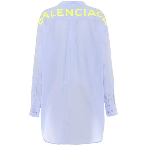 Balenciaga Printed Cotton-Poplin Shirt (1,071,480 KRW) ❤ liked on Polyvore featuring tops, blue, blue shirt, shirt top, balenciaga, blue top and balenciaga shirt Balenciaga Shirt Outfit, Silly Thoughts, Balenciaga Shirt, Balenciaga Top, Plaid Wool Coat, Jackets Men Fashion, Cotton Poplin Shirt, Blue Top, Poplin Shirt