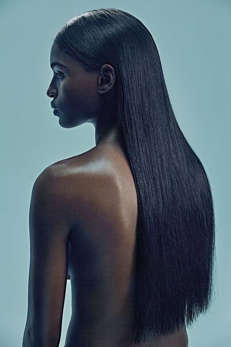 Slick Straight Hair, Hair Luxury, High Fashion Hair, Straight Hairstyle, Balmain Hair, Diverse Models, Couture Hairstyles, Long Hair Models, Luxury Cosmetics