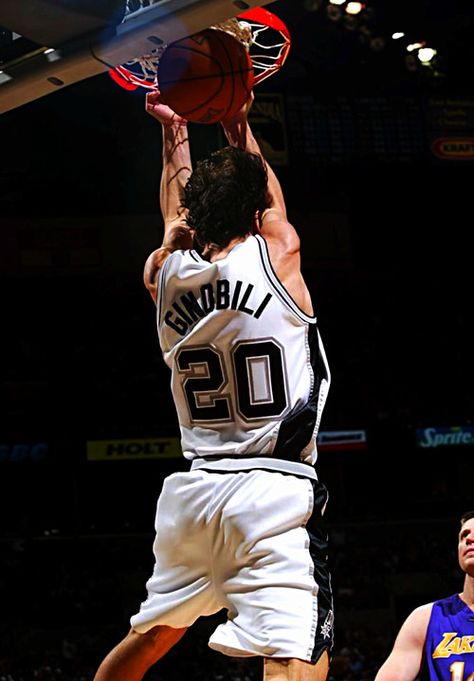 Manu Ginobli Manu Ginobili Wallpapers, George Gervin, Manu Ginobili, Texas Sports, Ball Aesthetic, Shooting Guard, Basketball Is Life, Basketball Photography, Nba Wallpapers