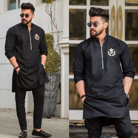 Kurta Designs Men's, Pajama Men, Party Wear Kurta, Mens Indian Wear, Embroidery Kurta, Boys Kurta Design, Kurtis Design, Kurta Pajama Men, African Suit