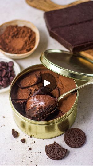 5M views · 200K reactions | Episode 20 of #NoOvenNoProblem ☀, a series where I make your favourite desserts at home WITHOUT an oven 💁🏻‍♂With its moist chocolate cake, creamy ganache and chocolate shell, this dessert is the true definition of of ultimate indulgence ❤️

Ingredients

For the sponge
🍫20 oreo biscuits
🍫¾ cup milk
🍫½ tsp baking powder
🍫3 tbsp milk, for soaking

For the ganache
🍫¾ cup dark chocolate, chopped
🍫¾ cup fresh cream, warm 

🍫1/3 cup dark chocolate, melted
🍫Cocoa powder, for dusting

Method
1. Remove the whistle and rubber of a cooker lid and set the cooker on low-medium heat. Add a layer of salt in the bottom of it and place a stand in the middle. Close the lid and preheat this for about 10 mins. 
2. ⁠Scrape the cream off the oreo biscuits and collect the coo Eggless Cake Recipe Without Oven, Cake At Home Without Oven, Baking Oreo, Desserts At Home, Bake With Shivesh, Cake Recipes Without Oven, Cake Bar, Oreo Biscuits, Oven Recipe