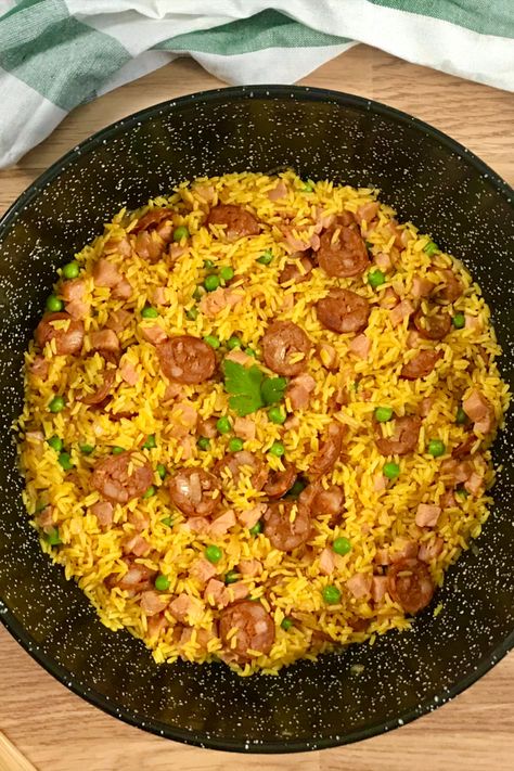 Ideas Para Almuerzos Caseros, Gallo Pinto, Mexican Food Recipes Authentic, Rice Dishes, Orzo, Rice Recipes, Fried Rice, Mexican Food Recipes, Love Food