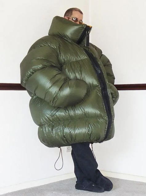 Puffy Clothes, Leather Motorcycle Pants, The Executioner, Coats 2023, Big Pants, Down Sleeping Bag, Pvc Raincoat, Shiny Jacket, Motorcycle Pants