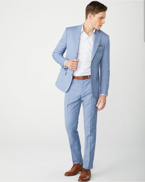 Levi Sitting, Beach Wedding Suit, Wedding Suit Men, Men Suits Prom, Wedding Suit Groom, Beach Wedding Suits, Suit Measurements, Light Blue Suit, Suit Groom